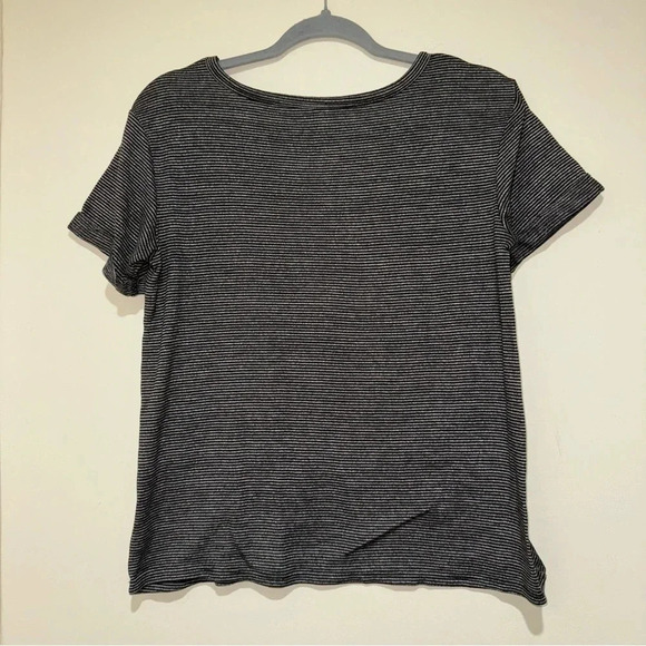 Women’s American Eagle Soft and Sexy Plush V-Neck Striped Short Sleeve Tee SizeS - Picture 14 of 14